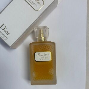 Dior Miss Dior Amber Glass Bottle with Gold Accents